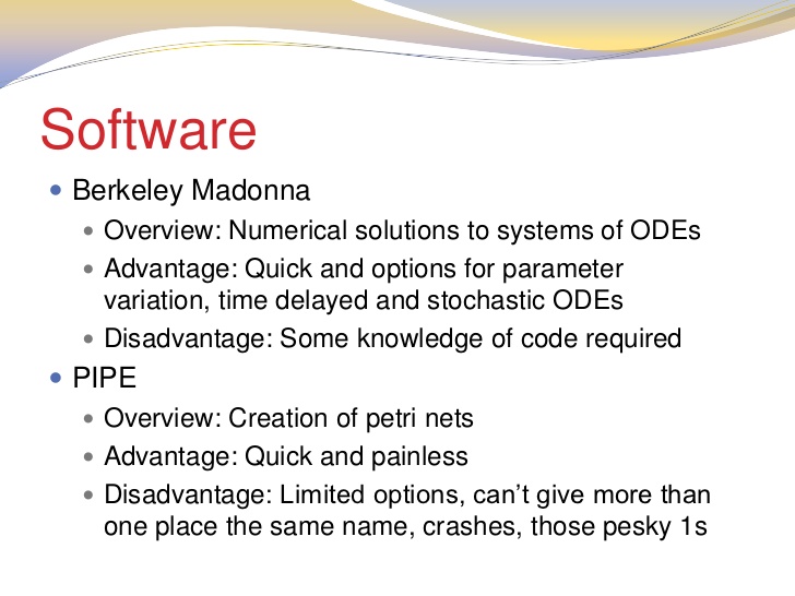 Berkeley madonna software